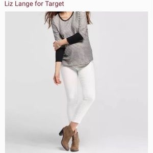 Liz Lange Maternity for Target, White Jeans